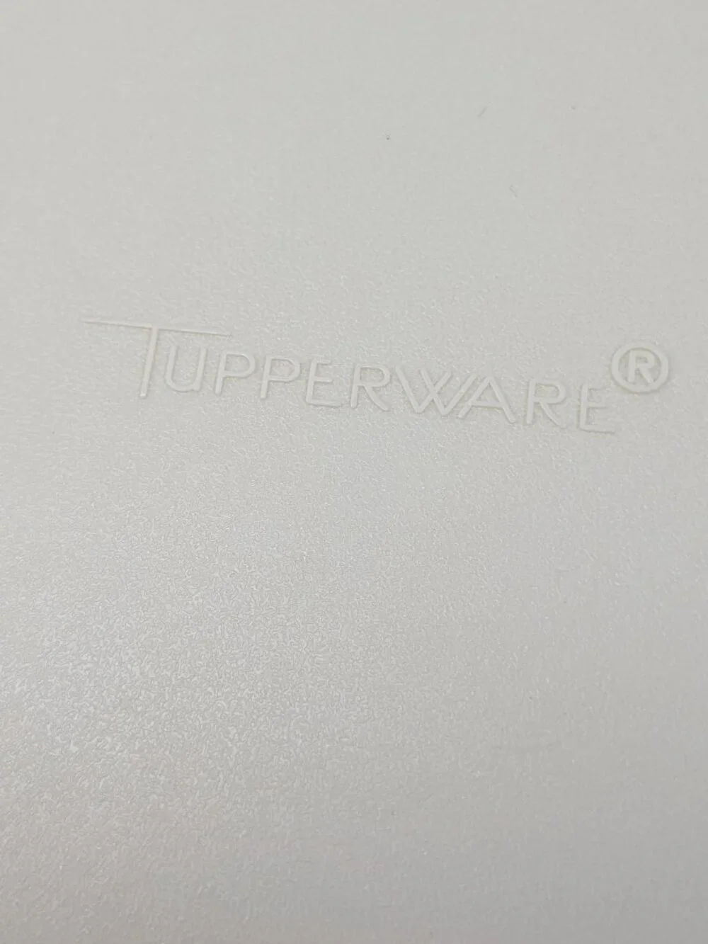 Vintage Tupperware Cream Divided Party Tray Container 1665 Craft Organizer Lid
